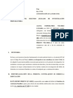 Escrito de Constitucion de Actor Civil