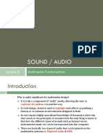 Sound / Audio: Multimedia Fundamentals