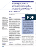 Causes of Albuminocytological Dissociation and The