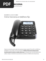 TELEFONO FIJO - Como Funciona, Partes y Como Conecta La Llamada