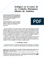 El Efecto Ideologico en El Teatro de Vallejo Colacho Hermanos o Presidentes de America PDF