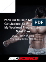 Muscle Building Program Chatbot