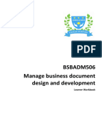 BSBADM506LearnerWorkbookV1.1final File