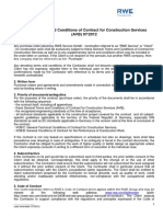 General Terms and Conditions of Contract For Construction Services (AVB) 07-2012