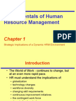 Fundamentals of Human Resource Management: Strategic Implications of A Dynamic HRM Environment