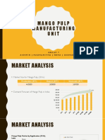 Mango Pulp Manufacturing Unit: Group 7 Ashwin - Madhumitha - Neha - Seshadri - Vimal