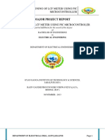 Designing of LCF Meter Using Pic Microcontroller: Major Project Report