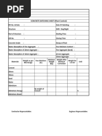 Moisture Correction Sheet