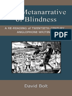 (Corporealities) David Bolt - The Metanarrative of Blindness - A Re-Reading of Twentieth-Century Anglophone Writing (2014, University of Michigan Press) PDF