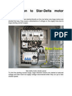 Wye Delta Starter Motor
