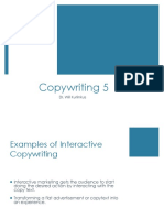 Copywriting 5: Dr. Will Kurlinkus