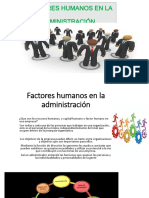 Factores Humanos en La Adm