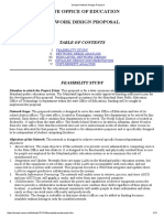 Sample Network Design Proposal