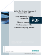 Detailed Hot Section Mapping of Siemens SGT 600 PDF