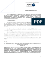 Cruce Bajo Vías - ADIF SE - Resolución 27 P 2010 PDF