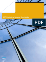 SAP Predictive Service User Guide