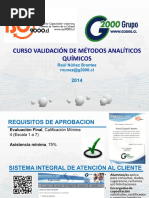 Validacion de Metodo 2014 PDF