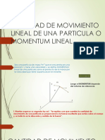 Movimiento Lineal de Una Particula