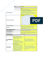 Name of Teacher Candidate Lesson Overview: Bao Tran Grade Level 11th Estimated Time Needed Lesson Description