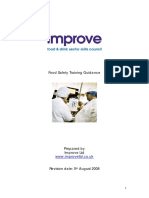 Food Safety Training Guidance: WWW - Improveltd.co - Uk