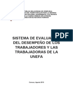 Sistema de Evaluacion UNEFA