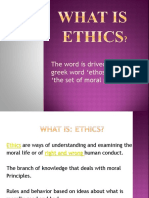 What Is Ethics