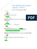 Multiple Choice Questions and Answers On Power Electronics... PART-1