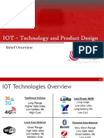 IOT - Technology and Product Design: Brief Overview