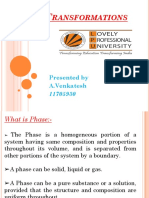 Phase - Transformations