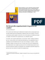 Pariente - Del Desarrollo Organizacional A La Gestión Del Cambio PDF