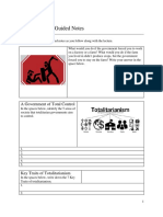 Totalitarianism Lecture - Guided Notes (v1.0)