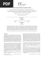 RH (I) - Catalyzed Direct Arylation of Azines: Ashley M. Berman, Robert G. Bergman, and Jonathan A. Ellman