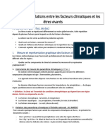 Bioclimatologie - 2