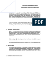 Pavement Design Report Road: Internel Roads - Sludge Drying Bed - (SDB)