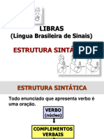 Aula 4 Libras Estrutura Sintática