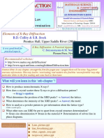 Chapter 3c X Ray Diffraction