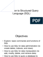 Introduction To Structured Query Language (SQL)