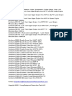 Sumitomo Crane Engine Reference - Engine Arrangements - Engine Options