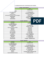 Academic Calendar Bachelor 2019 / 2020 February (New Students)