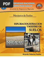 Mecánica de Suelos - Extracción y Muestreo de Suelos - Ricardo Palacios P.