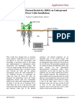 Gaylon - The Effect of Soil Thermal Resistivity (RHO) On Underground Power Cable Installations PDF