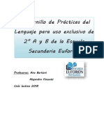 Secundario2018 Practicas Del Lenguaje 2do Año Cuadernillo