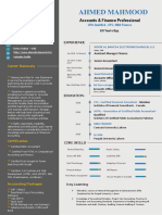 Ahmed Mahmood CV Draft Page 1