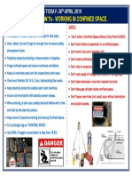 DO's and DON'Ts Working in Confined Space