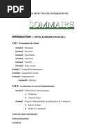 Rapport de Stage Effectue 0 El Mouradi Hotel