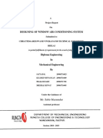 Designing of Window Air Conditioning System: A Project Report On