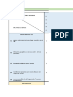 Matriz FODA Buffalo Calzado