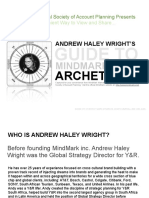 Handout of Andrew Haley Wright S Mindmarks Archetypes Royal Society of Account Planning PDF