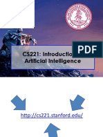 CS221: Introduction To Artificial Intelligence