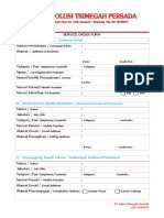 Service Order Form New